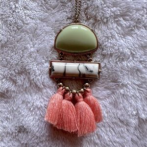 Long simple beautiful necklace